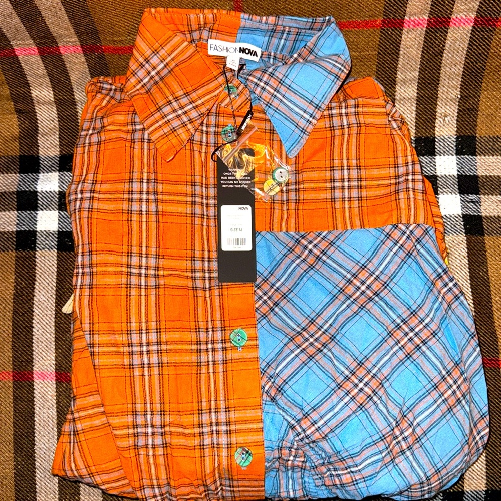 Fashion Nova Flannel Dress - Picture 5 of 7